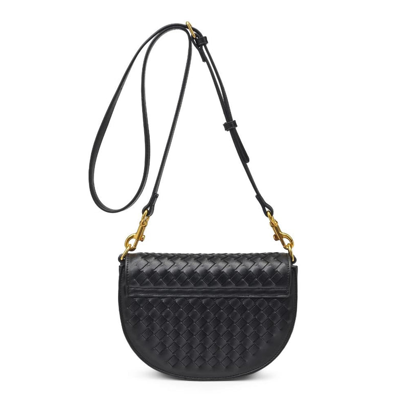 Alise Woven Crossbody in Black by Urban Expressions