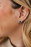 Black Hex Minimalist Statement Earrings