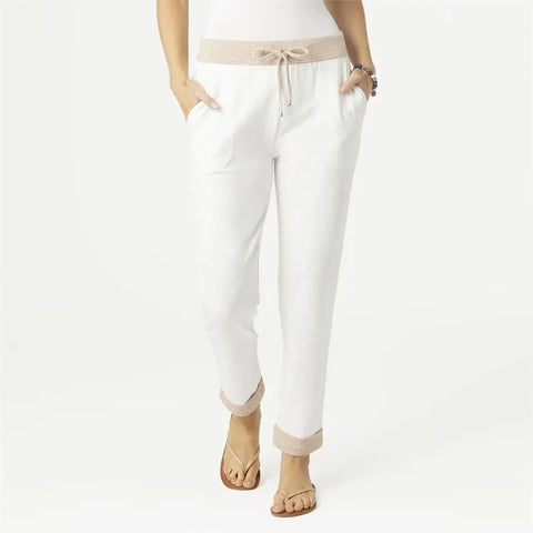 Ease Stretch Mom Jean With Rolled Cuff by Flying Monkey