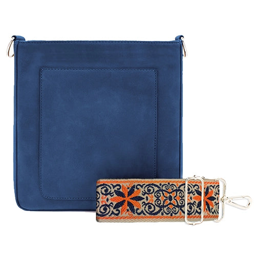 May Crossbody Bag by K. Carroll in Navy