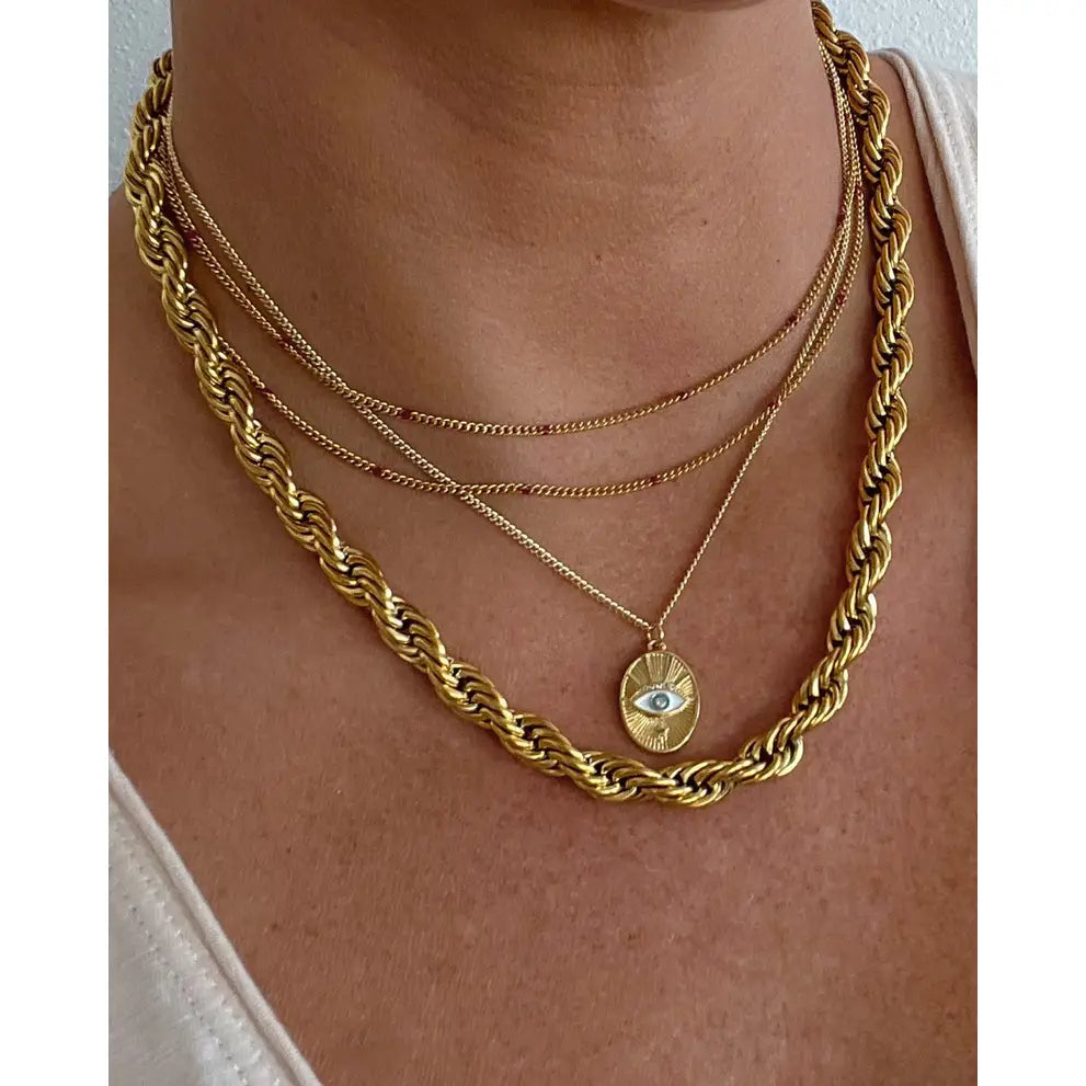 Sloane Rope Chain Necklace by Beljoy