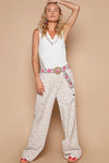 Pink Floral Belt by POL