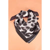 Leopard Print Silky Bandana Scarf