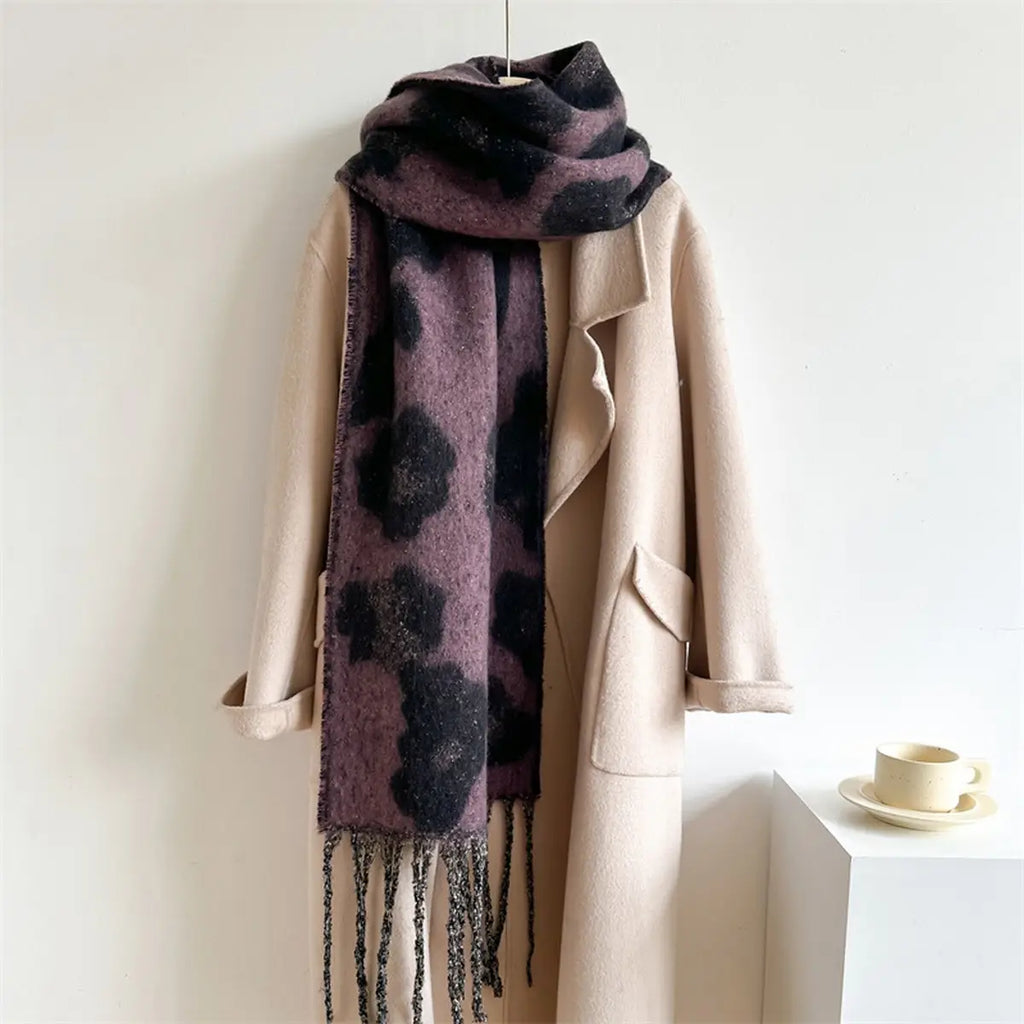 Winter Scarf in Various Color Floral Prints