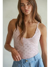 Roxy Floral Sheer Top in Purple