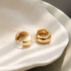 Blandine 18K Non-Tarnish Small Classic Hoop Earring