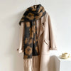 Winter Scarf in Various Color Floral Prints