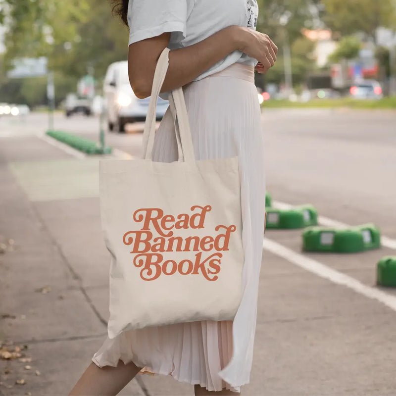 Read Banned Books Canvas Tote Bag