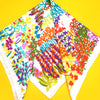 Cotton Floral Print Bandana Scarf