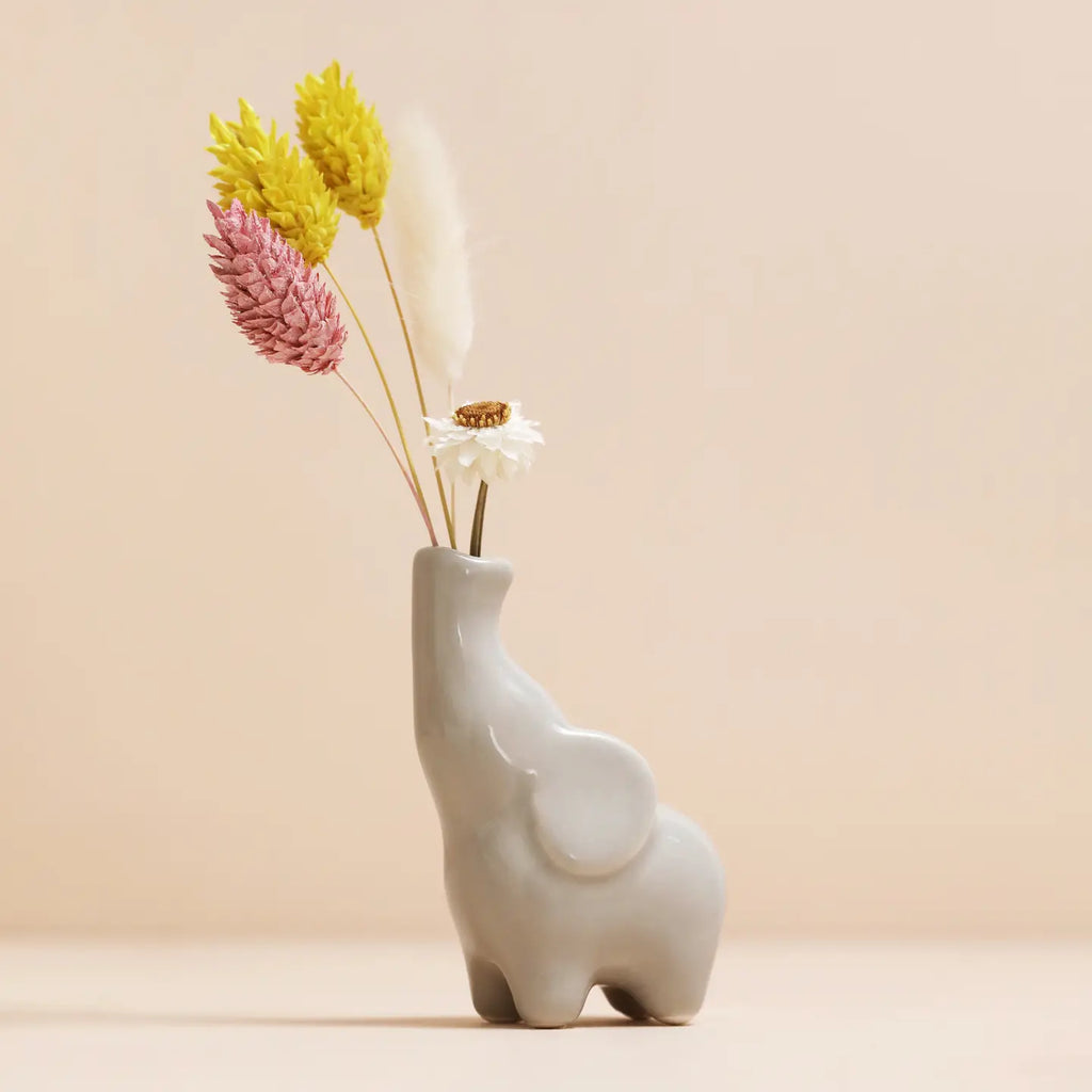 Tiny Elephant Bud Vase