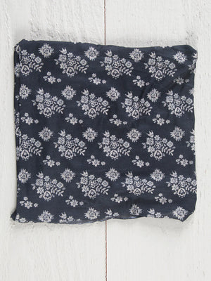 Half Bandeau in Black With Cream Floral by Natural Life