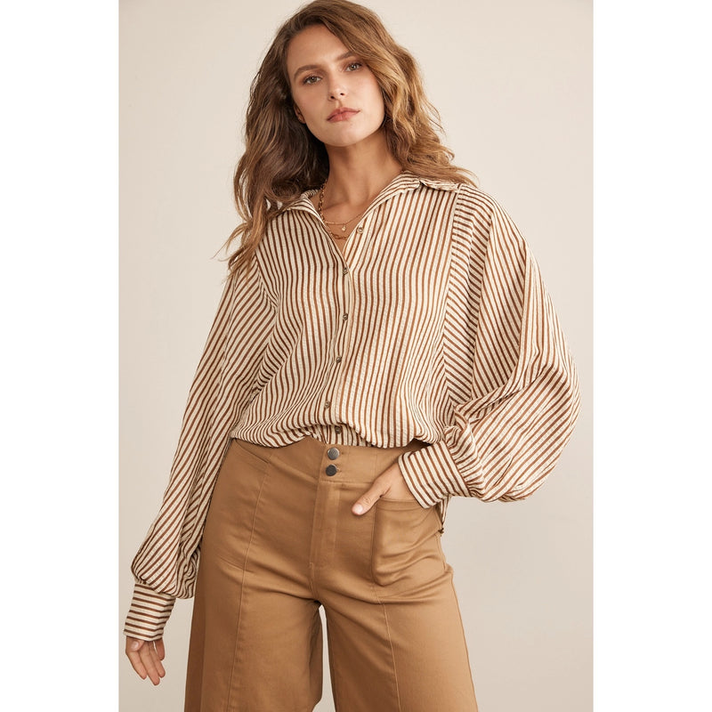 Annie Oversized Striped Top