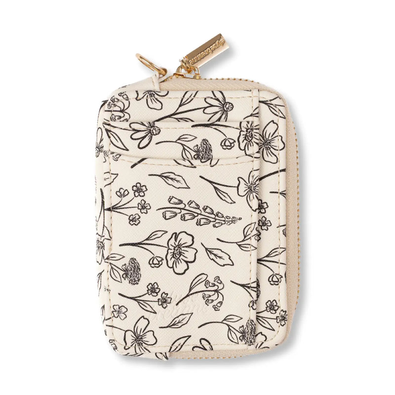 Pressed Floral Zip Wallet by Elysse Breanne Design