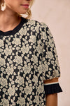 Sammy Textured Rose Knit Top