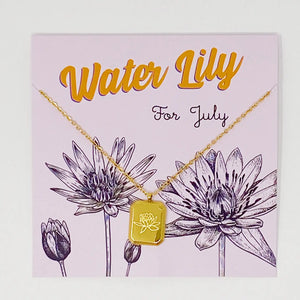 Blooming Floral Birth Month Necklaces