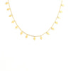 Gold Layered Lariat Necklace