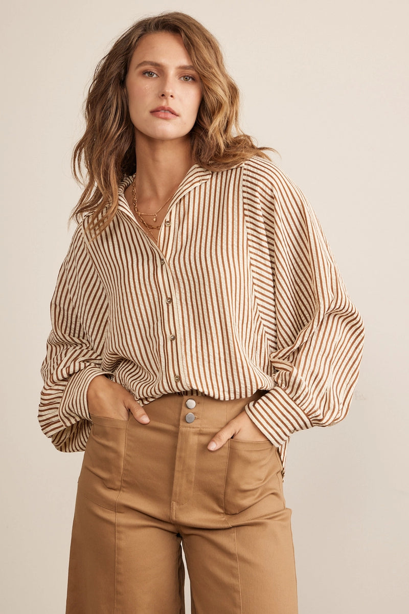 Annie Oversized Striped Top