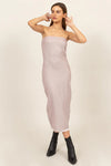 Sweet Lu Waist Tie Goddess Dress in Black or Taupe