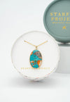 Sierra Bloom Turquoise Emperor Stone Necklace by Starfish Project
