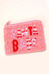 Christmas Holiday Seed Bead Coin Purses