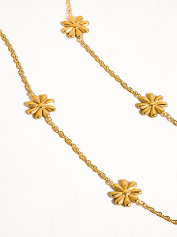 Tiny Strawberry Pendant Necklace in Gold