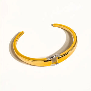 Freddy 18K Non-Tarnish Modern Hoop Bangle