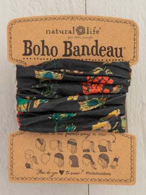 Boho Bandeau Charcoal Floral by Natural Life