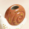 Snail Ceramic Bud Vase