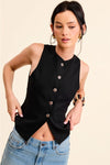 Madison Sleeveless Waistcoat Vest