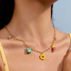 Foodie 18K Fruit Charm Necklace