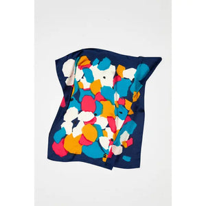 Color Block Silky Bandana Scarf