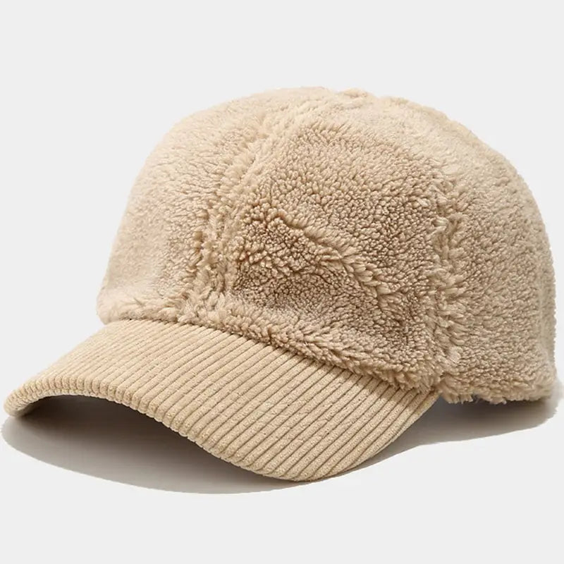 Lamb Wool Baseball Cap