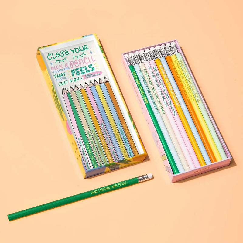 Self-Love, Self-Care and Self-Acceptance Pencil Set