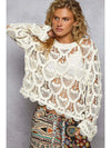 Valentina Long Sleeve Crochet Top by POL