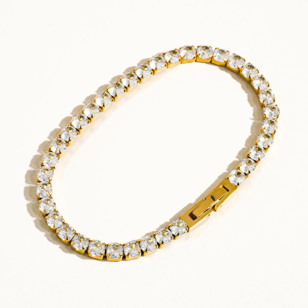 Rene Non-Tarnish Rhinestone Dressy Bracelet