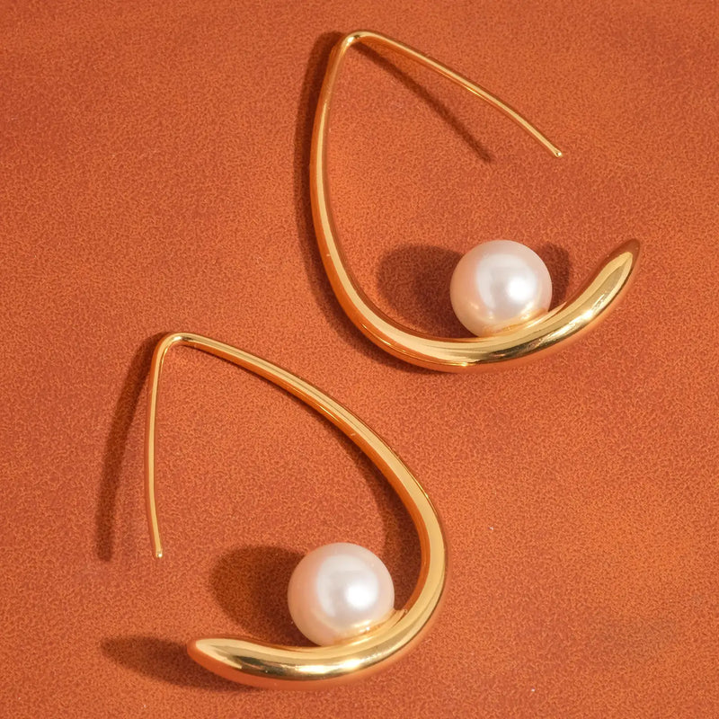 Tallis 18K Gold Classic Pearl Drop Earring