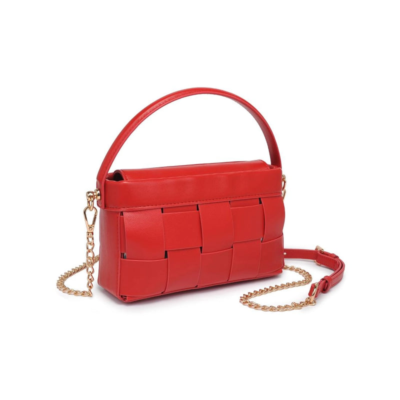 Aurora Woven Crossbody in Red by Urban Expressions