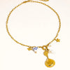 Briar 18K Gold Non-Tarnish Shell Charm Necklace