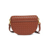 Alise Woven Crossbody in Light Chocolate by Urban Expressions