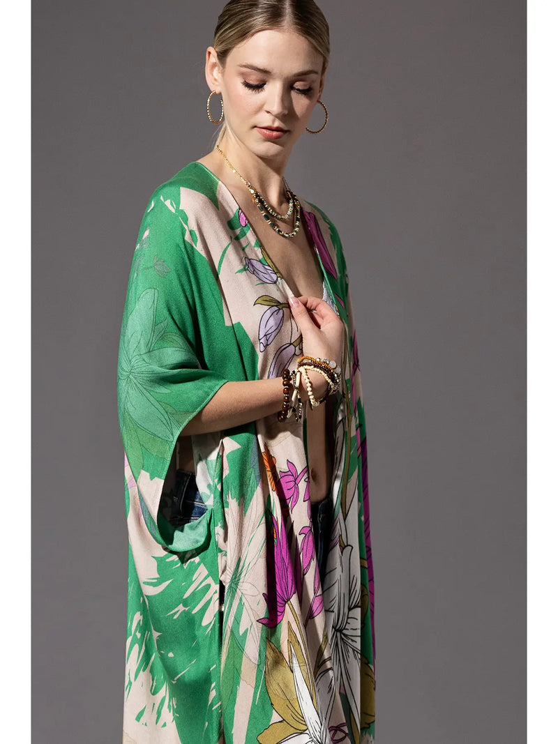 Oahu One Size Kimono