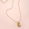 Tiny Strawberry Pendant Necklace in Gold