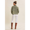Meg Timeless With A Twist Mineral Washed Cotton Twill Jacket