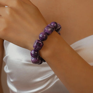 Color-Block Cube Stretch Bracelets
