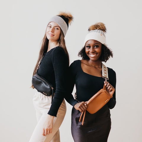 Sylvia Hat in Black or Camel by Pretty Simple