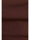 Asymmetrical Neck Sweater in Brown