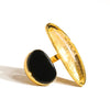 Circle Pendant Necklace in Gold or Silver