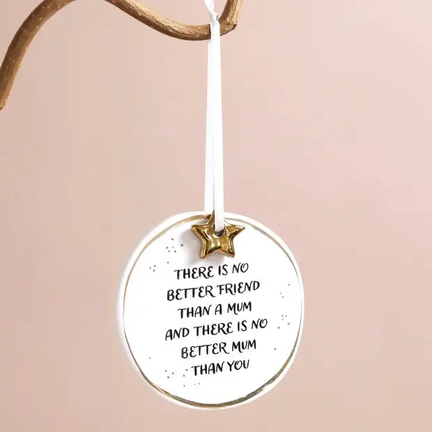 Mum Ceramic Hanging Ornament