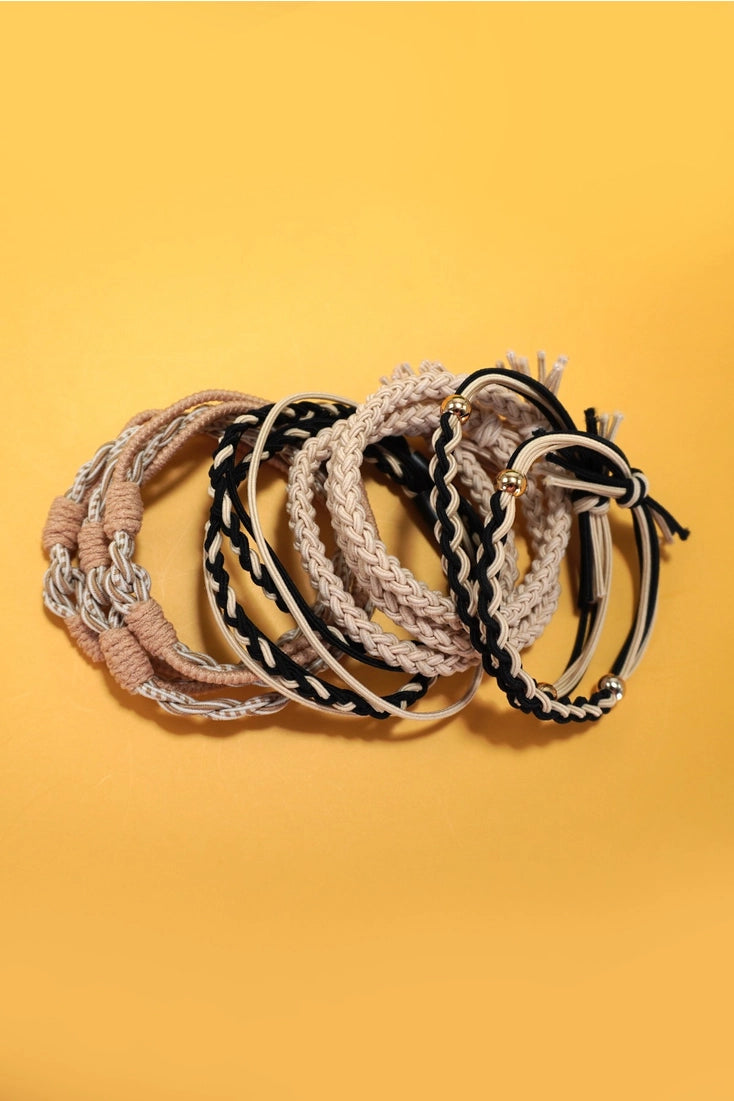 Boho Dual Function Knot Bracelet Hair Ties