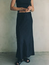 Taba Scarlet Red Midi Skirt