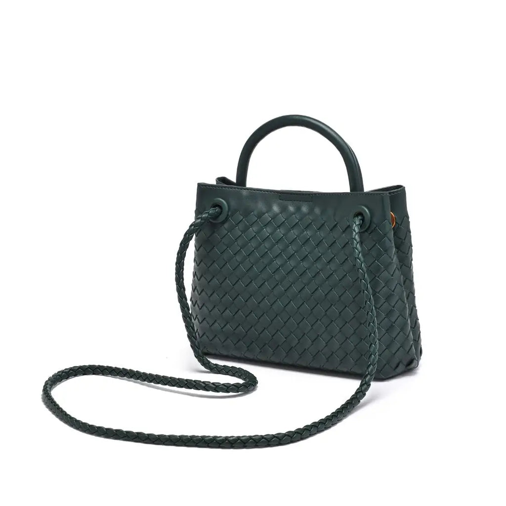 Blakely Woven Crossbody in  Forest Green by Urban Expressions